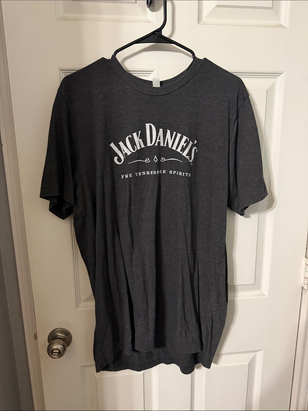 Jack Daniels Dark Gray Short Sleeve Logo Tee